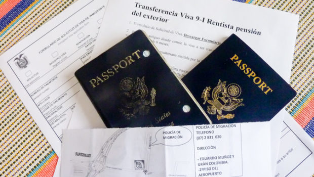 Application for transferring an Ecuador 9 I visa to a new passport