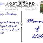 postcardback-meeting-my-cuenca-english-student-in-zadar-croatia (Looking Back on 2016: A Dozen “Postcards”)