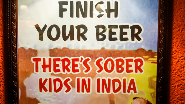 Finish your beet - there's sober kids in India.