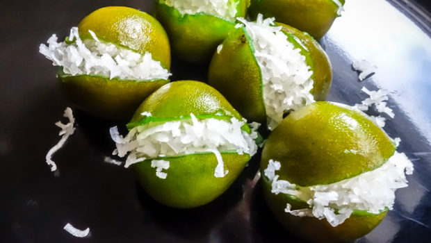 Frida Kahlo's favorite sweet: Mexican Coconut-Stuffed Limes