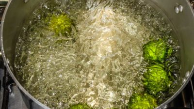 Step 1: Soften the limes (Coconut Stuffed Limes)
