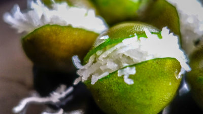 Enjoy! (Coconut Stuffed Limes)