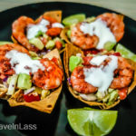 Assemble the shrimp cups and ENJOY! (Shrimp Cups With Chunky Avocado Salsa)