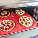 Bake until the crust is lightly brown. (Fresh Raspberry Tarts)