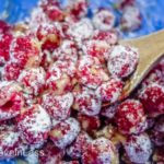Mix together the ingredients for the raspberry filling. (Fresh Raspberry Tarts)