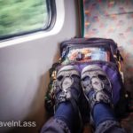 A “Traveln Toes” photo – whizzing on the train from Salzburg, Austria to Motovun, Croatia (Skipping Through The Balkans: #2 Austria)