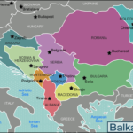 Map of the Balkan countries. (Skipping Through the Balkans: #3 Slovenia – Lake Bled)