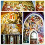 St. Martin’s church, with it’s magnificent frescoes, Lake Bled, Slovenia. (Skipping Through the Balkans: #3 Slovenia – Lake Bled)