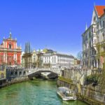 Ljubljana river view (Skipping Through the Balkans: #3 Slovenia – Ljubljana)