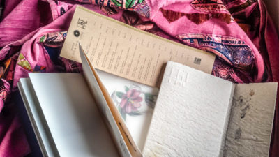 Central Restaurant handmade keepsake book. (Central Restaurant “Mater Elevations” Tasting Menu)