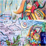 Lima, Peru, Barranco Street Art: Third eye mural by Fanía (Lima’s Magical Barranco Street Art)