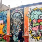 Lima, Peru Barranco Street Art; Artist L to R: Pinao, Ale Wendorff, Mucho 2017 (Lima’s Magical Barranco Street Art)