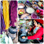 Dying the yarns at the Interpretation Center of Andean Textiles, Chinchero, Peru (More Peru: Cusco, the Sacred Valley, and… a CONFESSION)