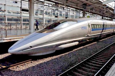 Japanese Shinkansen bullet train (10 Day Countdown to Japan)