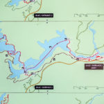 My skipping route: The red, and on the return (by mototrain) the black. (Skipping Through the Balkans: #4 Croatia – Plitvice)