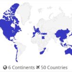 50 Countries and counting… (Where I’ve Traveled)