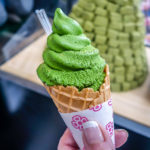 Matcha Icecream cone, Kyoto, Japan (JAPAN: A 15 Day Adventure in the Land of the Rising Sun)