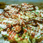 Okonomiyaki – Japanese omelet. (JAPAN: A 15 Day Adventure in the Land of the Rising Sun)