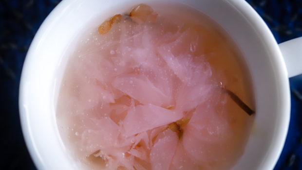 Japanese sweet Sakura tea