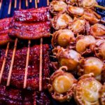 Grilled “unagi” (eel) and scallops (Japan Adventures: Tokyo – Tsukiji Fish Market)