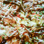 Okonomiyaki pancake in Tokyo, Japan (Japan Adventures: Tokyo – Sensoji, Shibuya Crossing and More…)