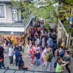(Serenely) looking down at the throngs of my fellow tourists… (Japan Adventures: Kyoto (the Fab and the Meh))