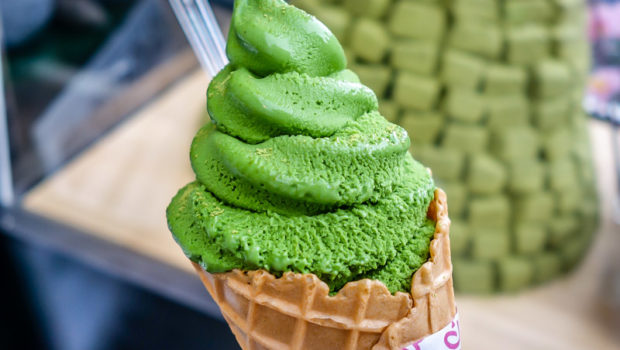 Over-priced, but delicious "matcha" ice cream.