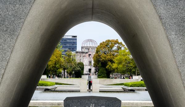 The Cenotaph dedicated to all the victims of the bombing - “Please rest in peace, for we shall not repeat the error.”