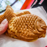 Japanese Taiyaki waffle (Japan Adventures: Osaka Blossoms and Eats)