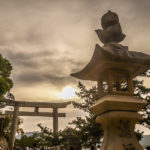 Dusk on Miyajima Island, Japan (Japan Adventures: Hiroshima and Miyajima)