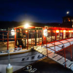 Boarding my sunset cruise to the Itsukushima Torii Gate (Japan Adventures: Hiroshima and Miyajima)