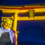 Sailing beneath the Itsukushima Torii Gate at Miyajima, Japan (Japan Adventures: Hiroshima and Miyajima)