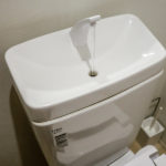 Ingeniious “sink” atop a toilet in Japan (Japan Adventures: Hiroshima and Miyajima)