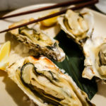 Grilled oysters on Miyajima Island, Japan (Japan Adventures: Hiroshima and Miyajima)