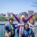 My new Japanese friends. (Japan Adventures: Osaka Blossoms and Eats)