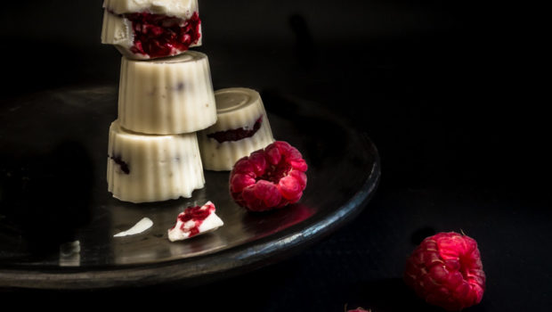 White Chocolate and Raspberries