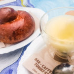 2022-04-Lemon granita and brioche in Lepari, Sicily (Spain and Italy by the Numbers…)