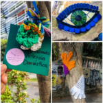 More Crochet Collage (Quito Street Art)