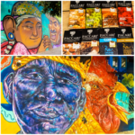 Paccari Chocolate Collage (Quito Street Art)