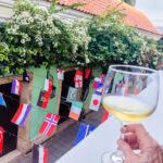 Casa 1811 wine balcony, Cartagena Colombia (Back to Colombia…)