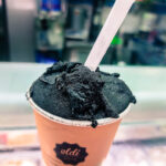 Charcoal gelato, Cartagena, Colombia (Back to Colombia…)